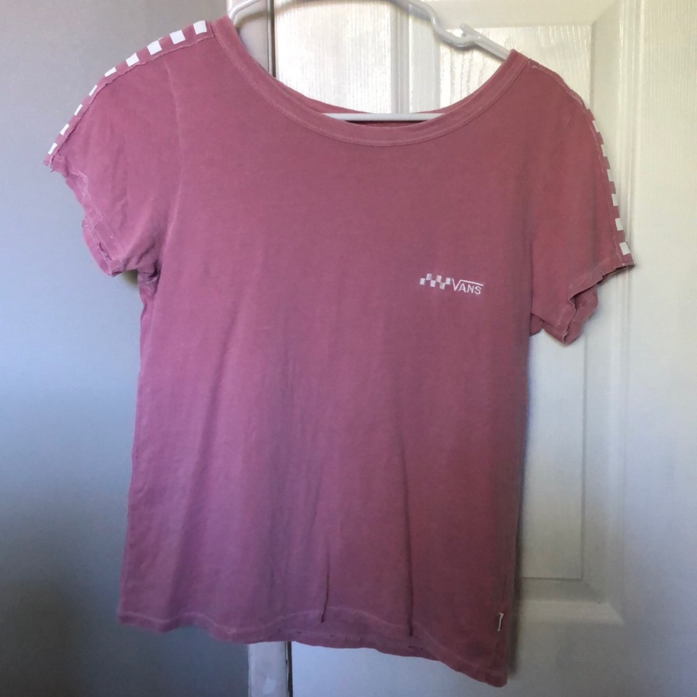 Vans pink t-shirt